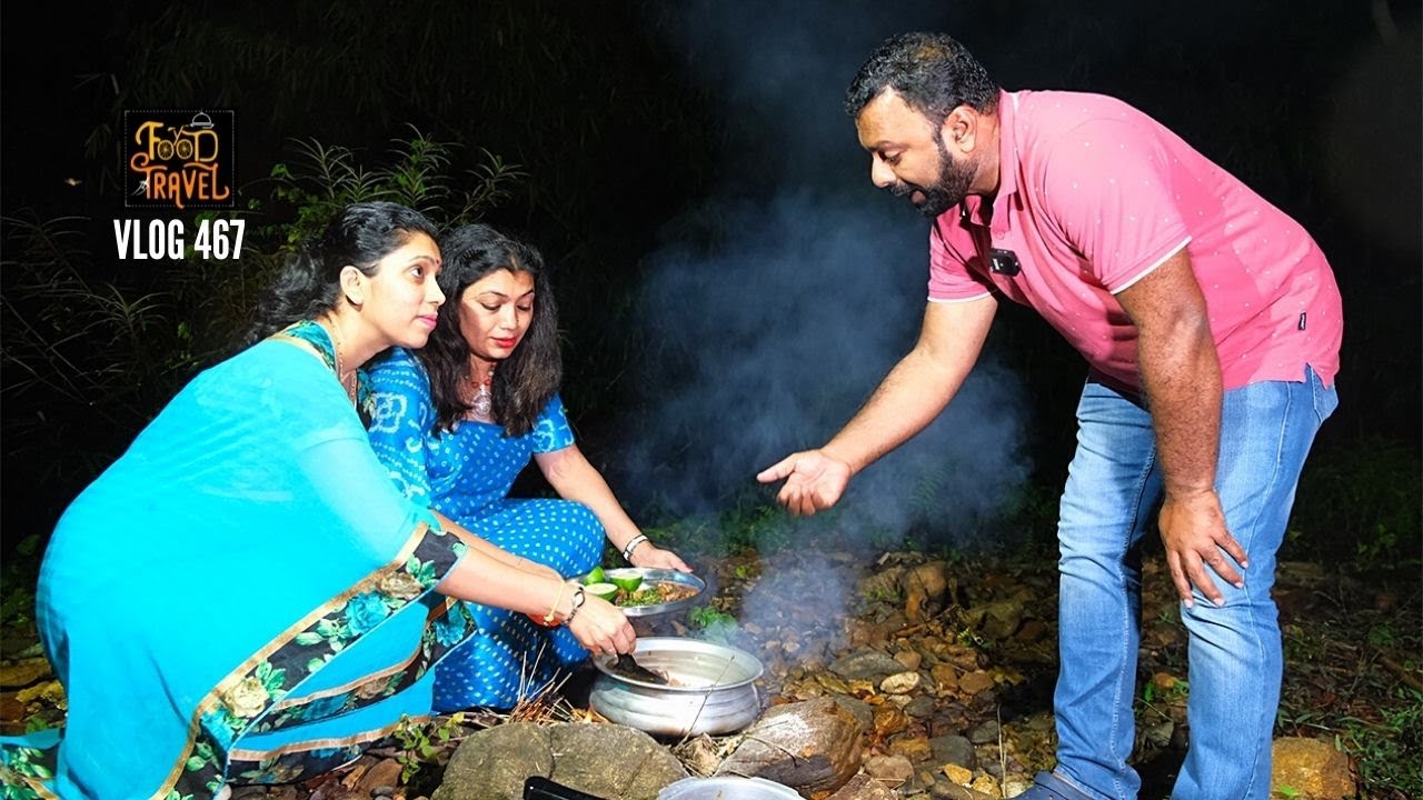 കൊടകിലെ രാത്രി പാചകം | Coorg Special Food | Night time village cooking | Pork Chidkan