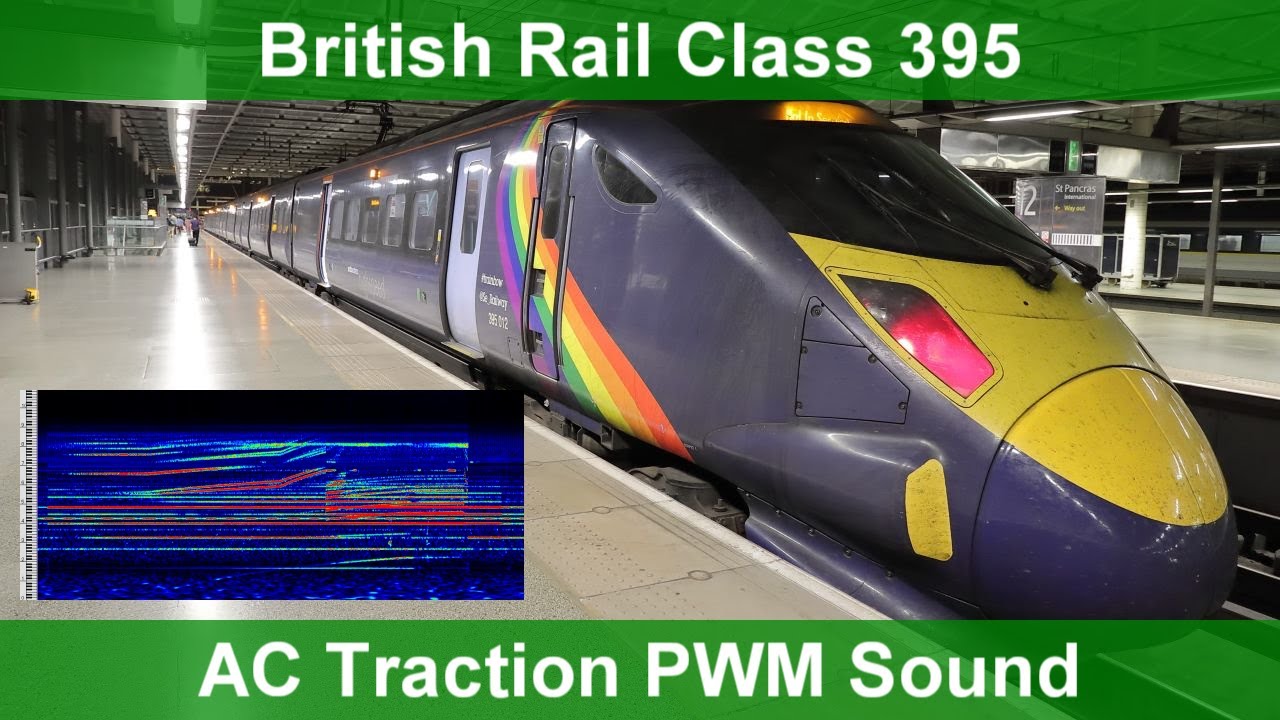 [Inductor-Recorded Traction Motor Sound モハラジオ録音] British Rail Class 395 [Hitachi IGBT-VVVF]