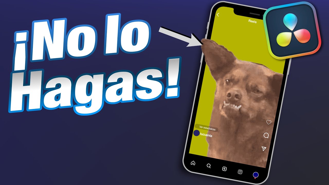 Áreas Seguras para Videos Verticales DaVici Resolve e Inkscape