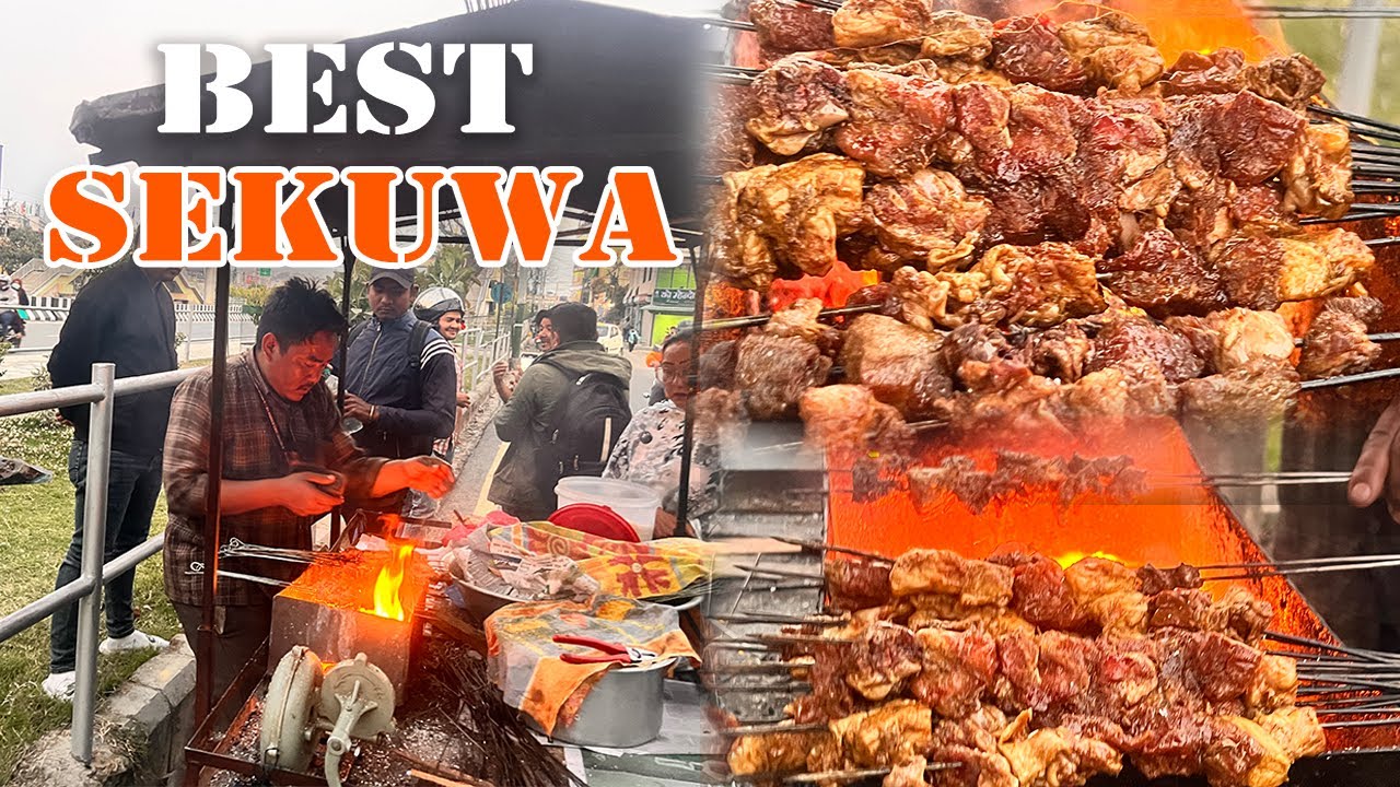 Sekuwa | How to make Sekuwa on road |  Buff Sekuwa on Lalitpur | The BEST street Sekuwa ever?