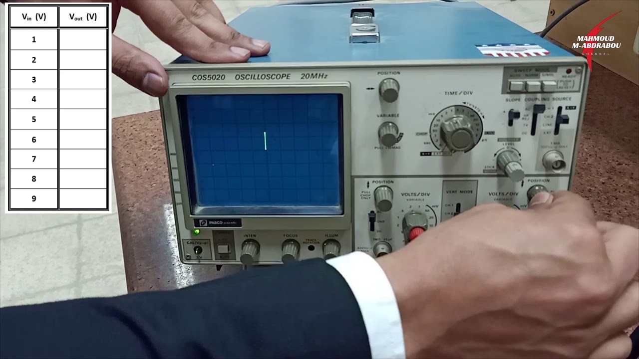 Calibration of CRO - معايرة الاوسيليسكوب