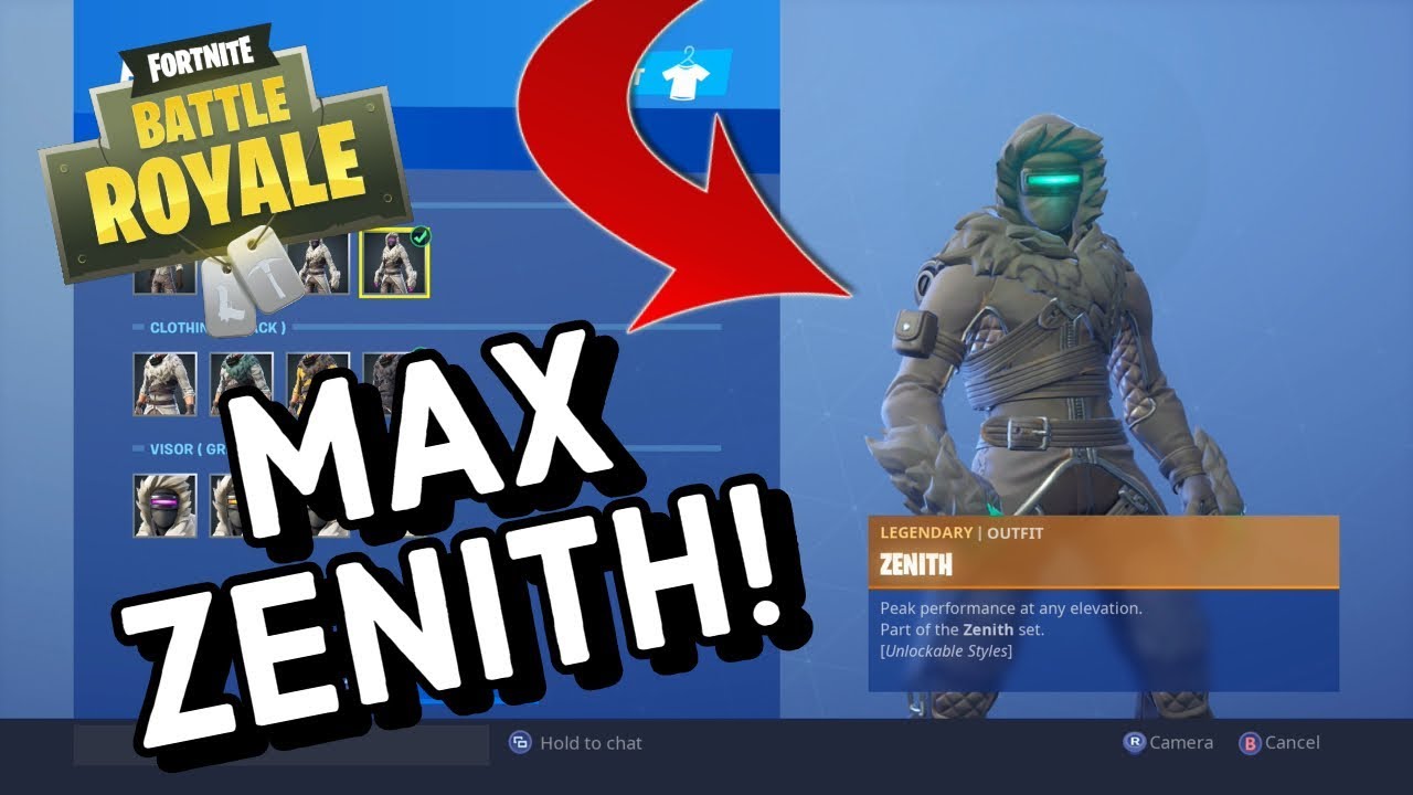 MAX ZENITH Skin Gameplay In Fortnite Battle Royale
