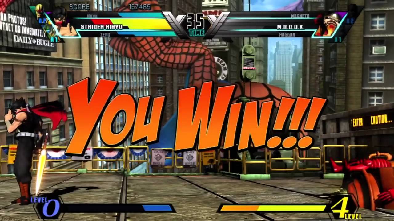Ultimate Marvel vs. Capcom 3 - Strider Hiryu/Nova/Zero Playthrough