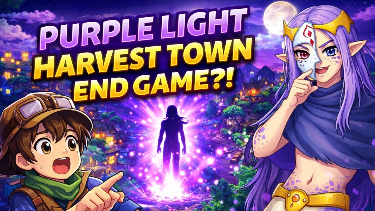Purple Light FULL QUEST! Misteri Cahaya Ungu & Akhir Main Quest Harvest Town
