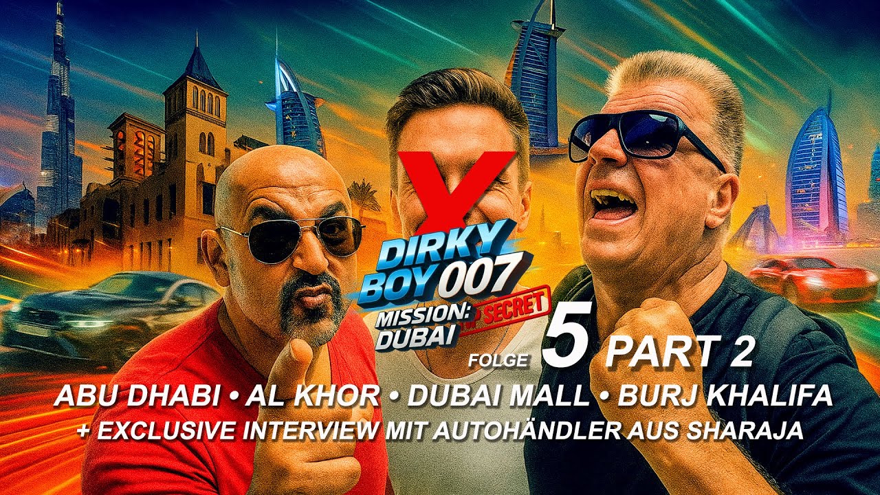 Abu Dhabi - AL Khor - Dubai Mall - Burj Khalifa und exklusives Interview mit Autohändler aus Sharaja