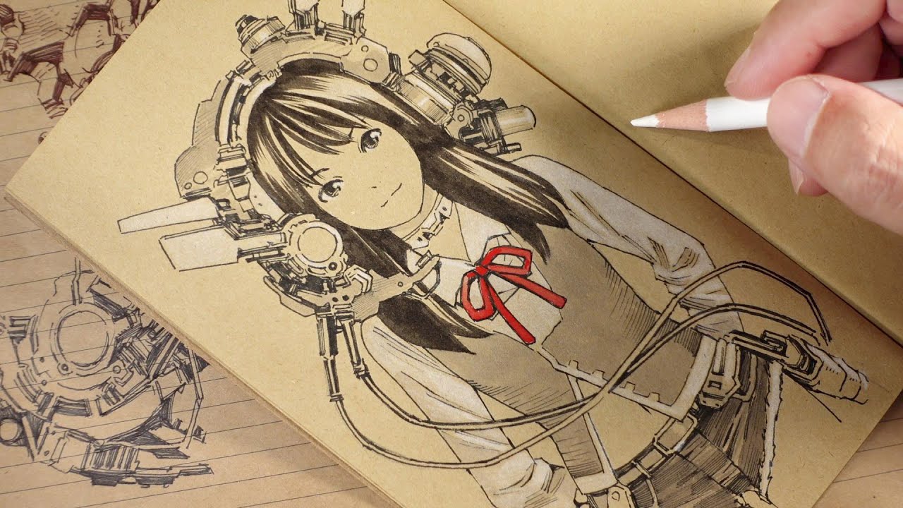 craft notebook : クラフトノートにスケッチ