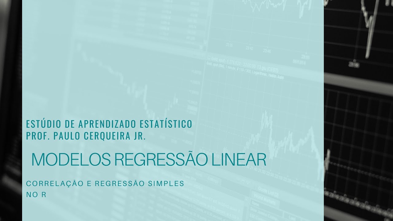 Modelo de Regressão Linear Simples - Correlação e ajuste da reta com R