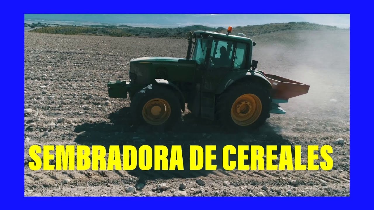 SEMBRANDO CEREALES 🌽 [sowing] 🌾 john deere 6920 🚜