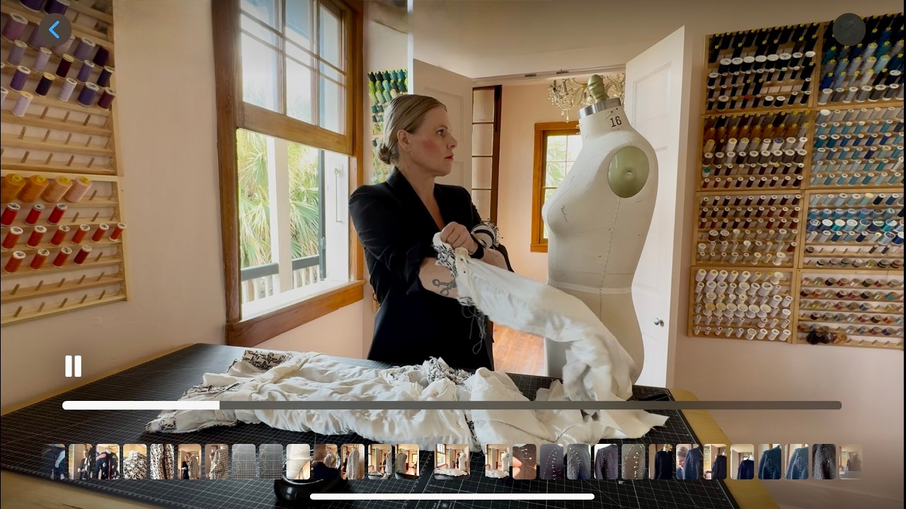 Part Four - Sewing a Couture French Jacket from Muslin to Trim / Quilting