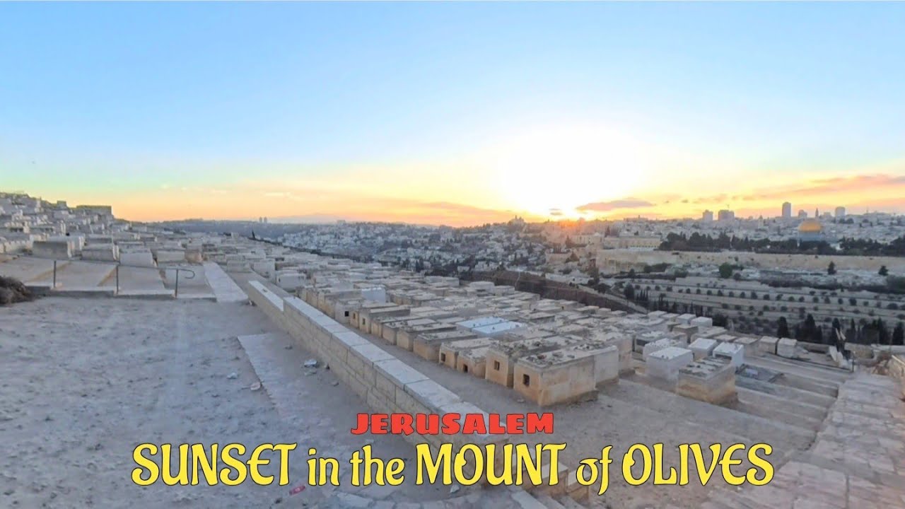 AMAZING Afternoon in the Mount of Olives Jerusalem Israel. Pinoy OFW in Holyland. 