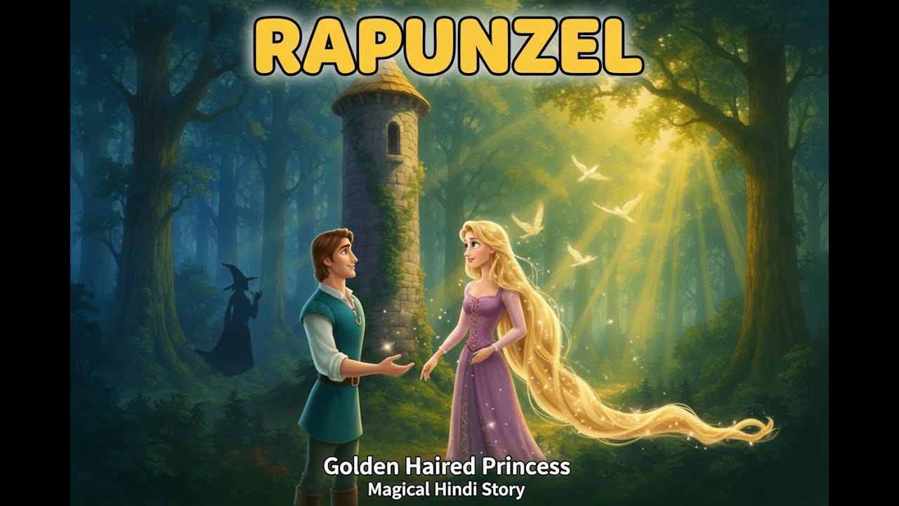 रॅपुन्ज़ेल | सुनहरी बालों वाली राजकुमारी 👑✨ | Magical Hindi Story