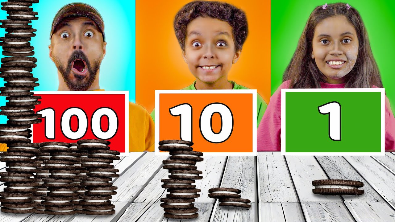 تحدي لا تختار 🙈 الرقم الخطأ ❌ (1 10 100) الموسم الثالث بتحديث جديد🤣