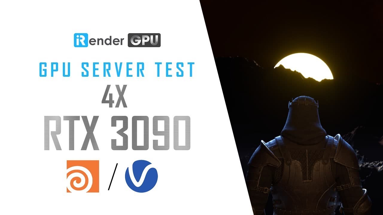 Powerful Render Farm for Houdini & Vray Render with 4x RTX 3090 | iRender Cloud Rendering