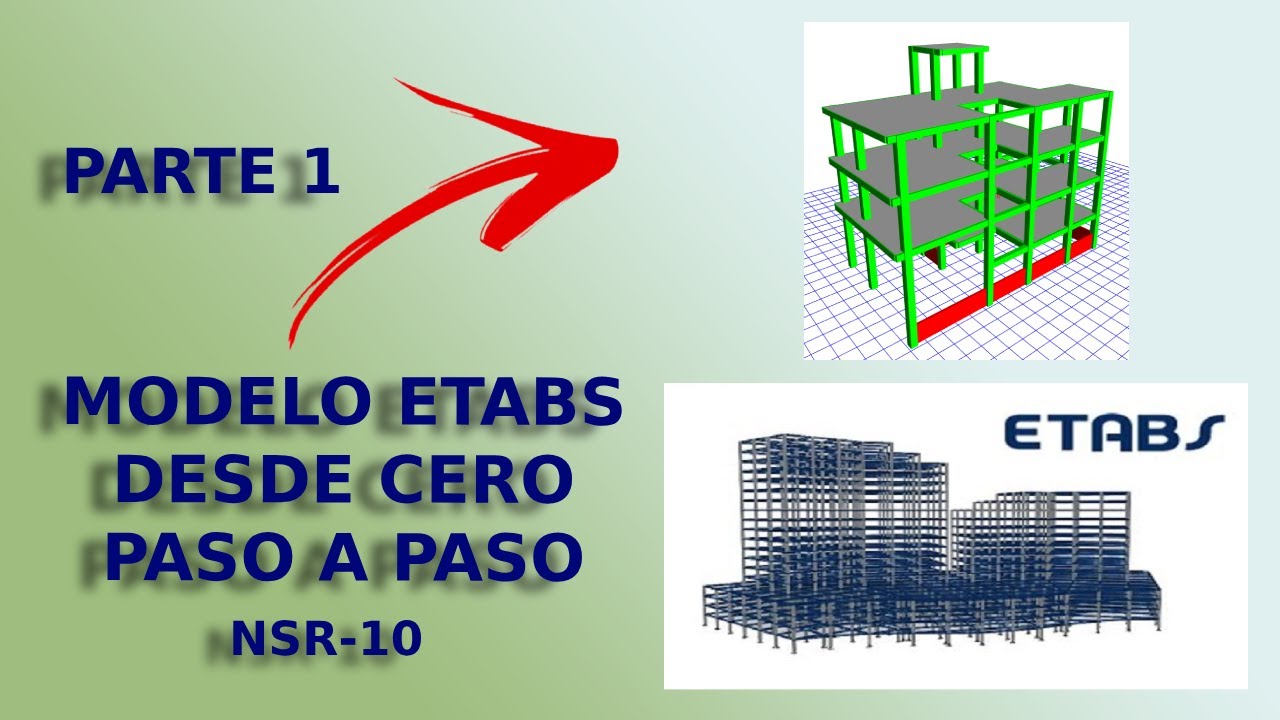 Creando un Modelo Estructural en ETABS ¡DESDE CERO! - PARTE 1