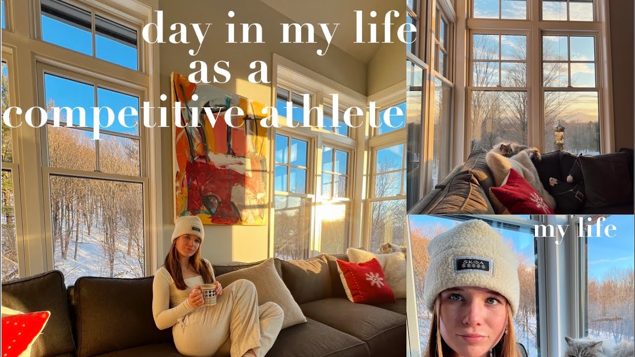 my life| workout, skiing, and a cozy afternoon