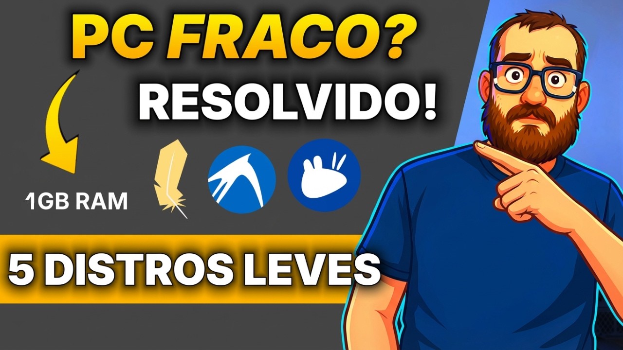 Revive Seu PC Fraco com Linux! Top 5 Opções