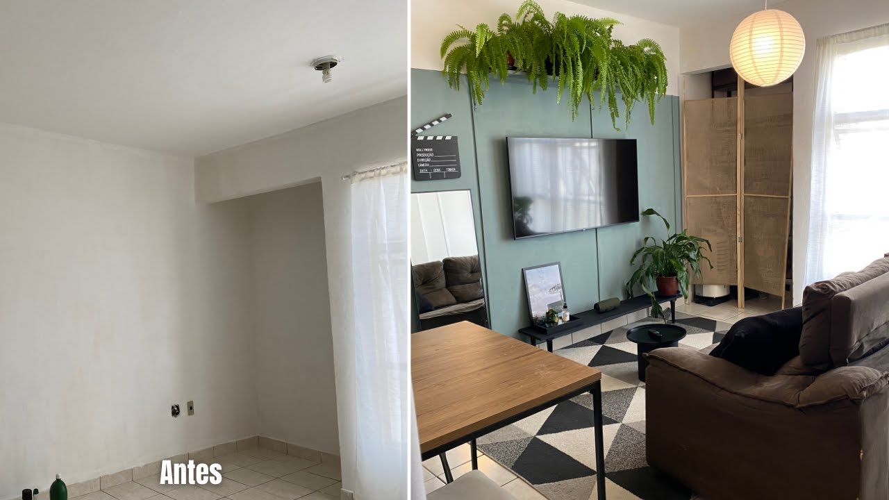 Resultado SURPRENDENTE da transformação da sala do meu irmão
