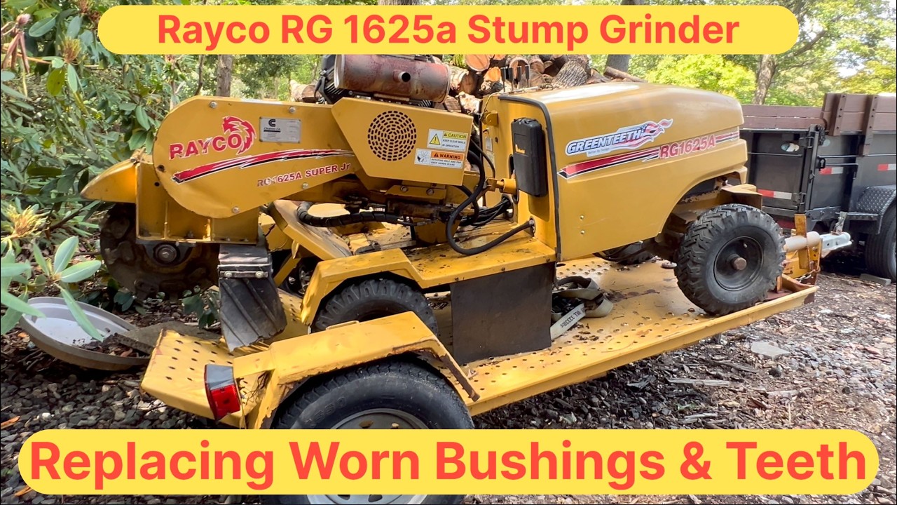 Rayco RG1625A Stump Grinder Maintenance