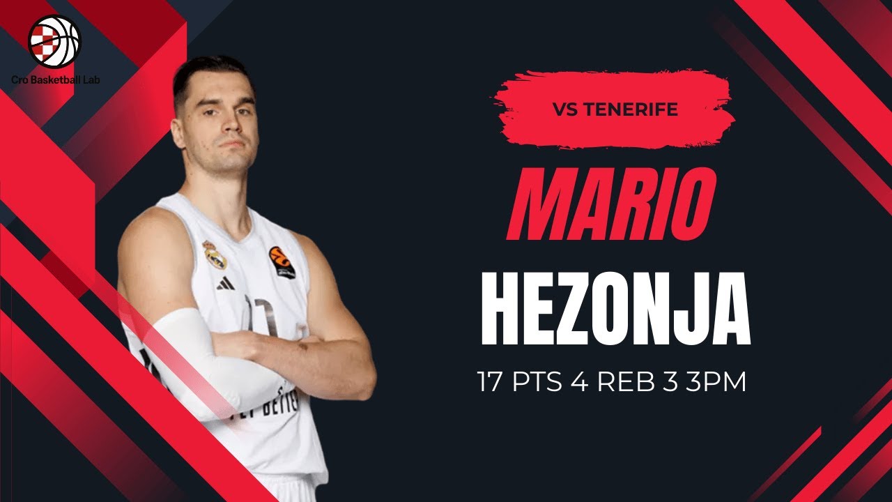 Mario Hezonja 17 PTS vs Tenerife (12/7/25) | Real Madrid vs Tenerife