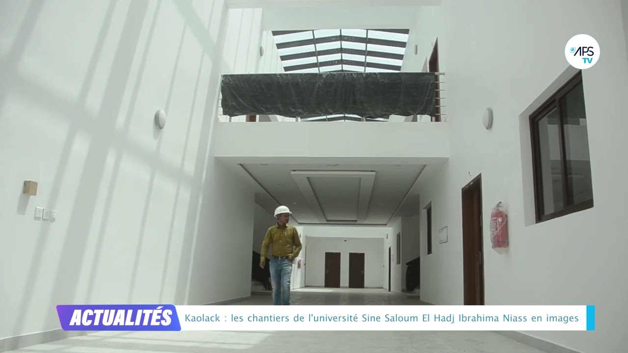 Kaolack : les chantiers de l'université Sine Saloum El Hadj Ibrahima Niass en images