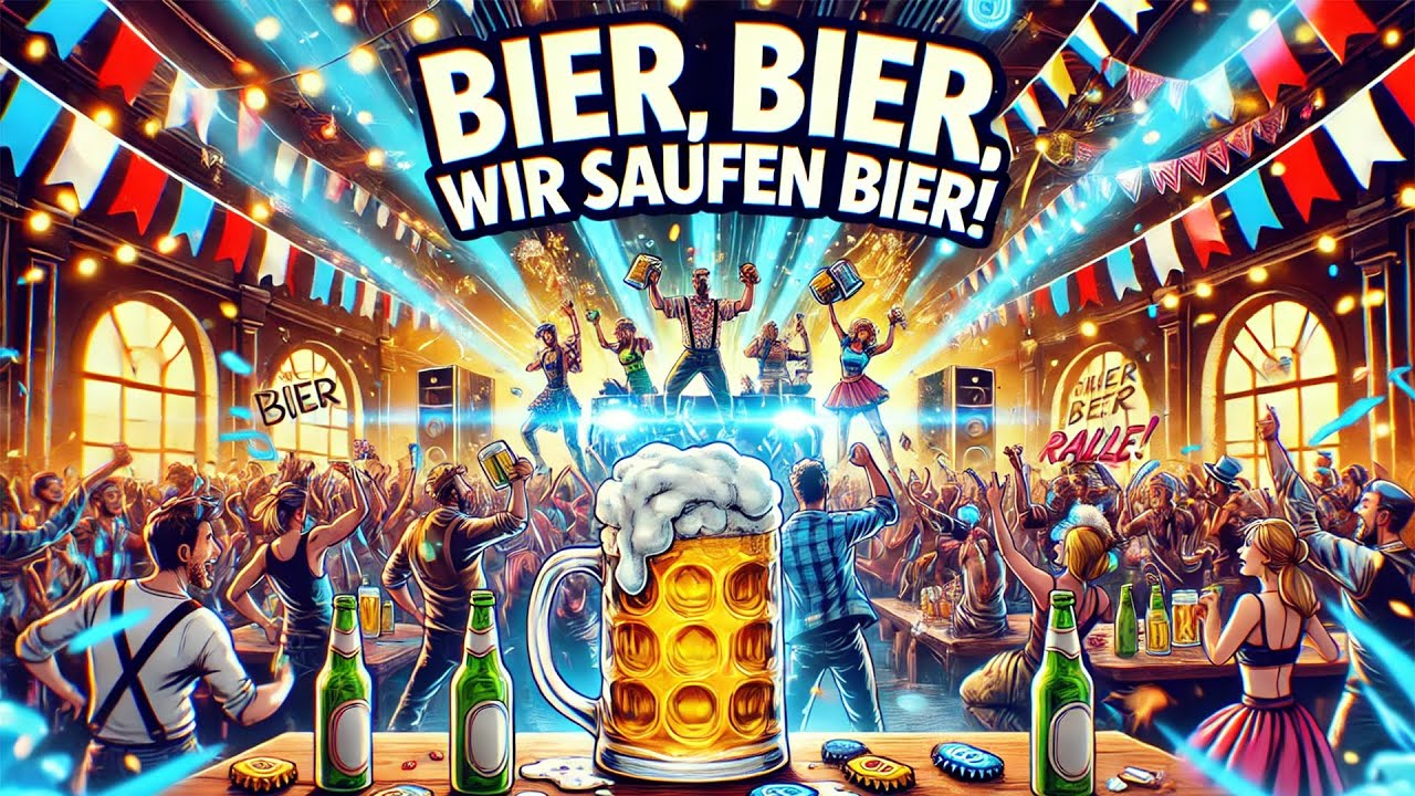 Bier, Bier, wir saufen Bier 🍻 Der Party-Hit f&uuml;r alle Bierfreunde! Ralle