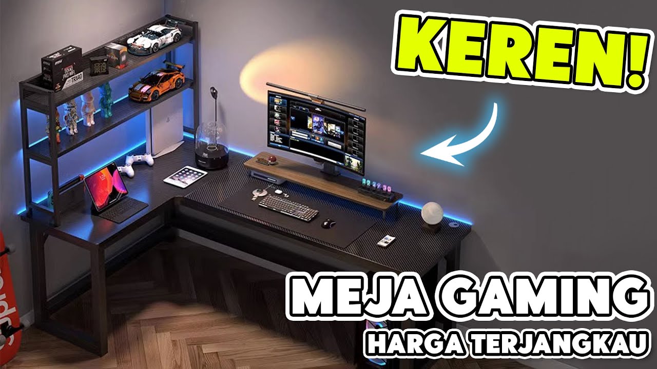 Meja Gaming Carbon Keren & Murah! Dibawah 1 Jutaan! | Kokoh dan Elegant