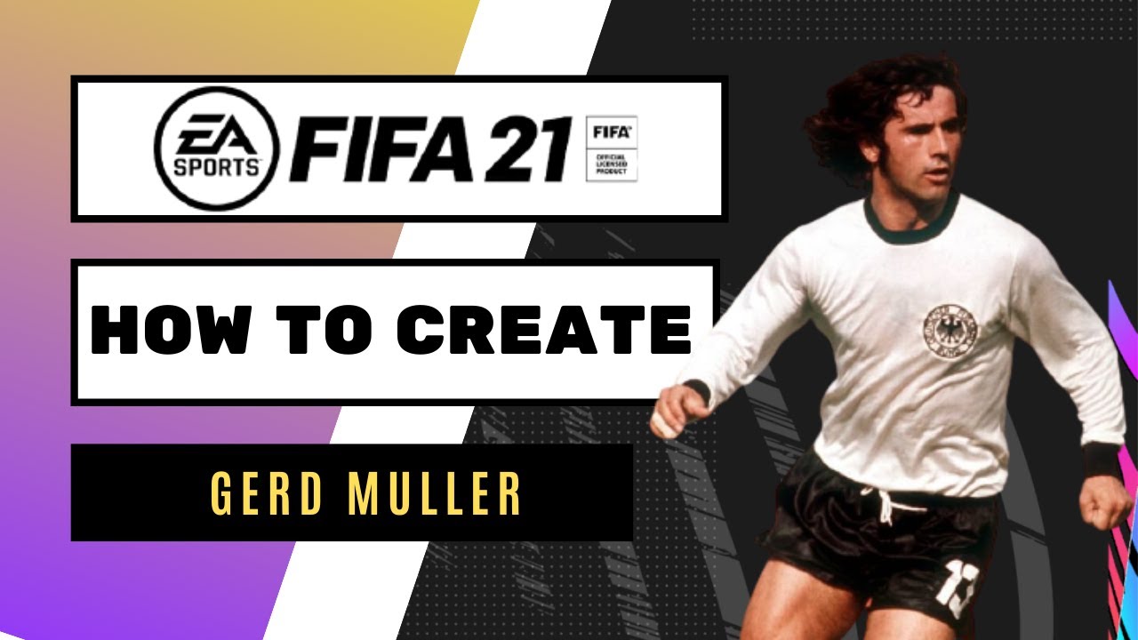 How to Create Gerd Muller - FIFA 21 Lookalike for Pro Clubs