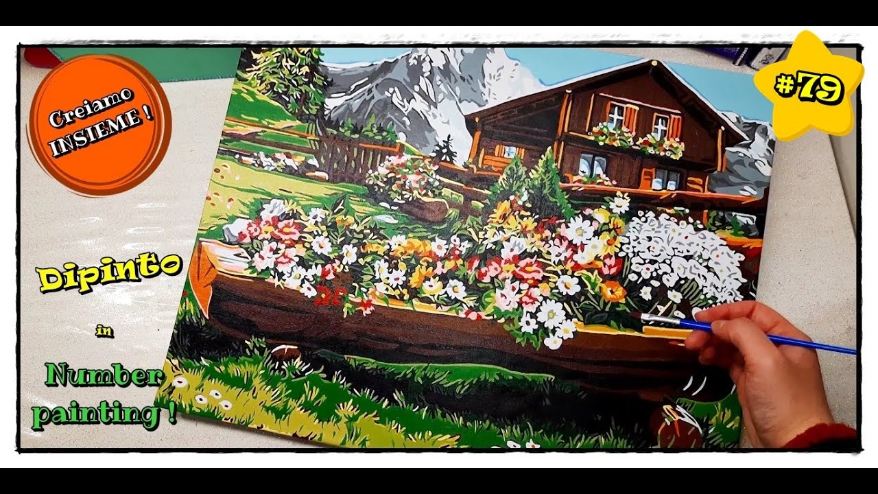 🪵 🌲 Realizzo un nuovo DIPINTO in Number painting! 🏡 Creiamo insieme #79 🎨 C • Art