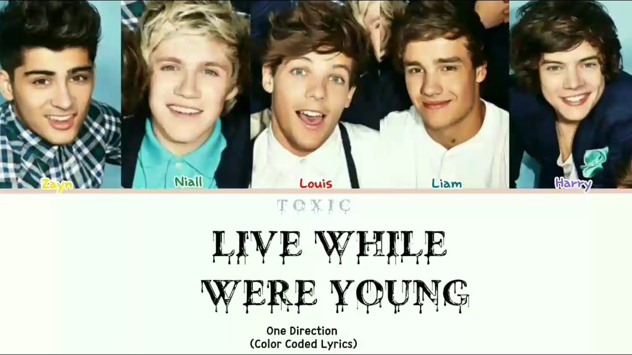 One Direction - Live While We’re Young [Color Coded Lyrics]