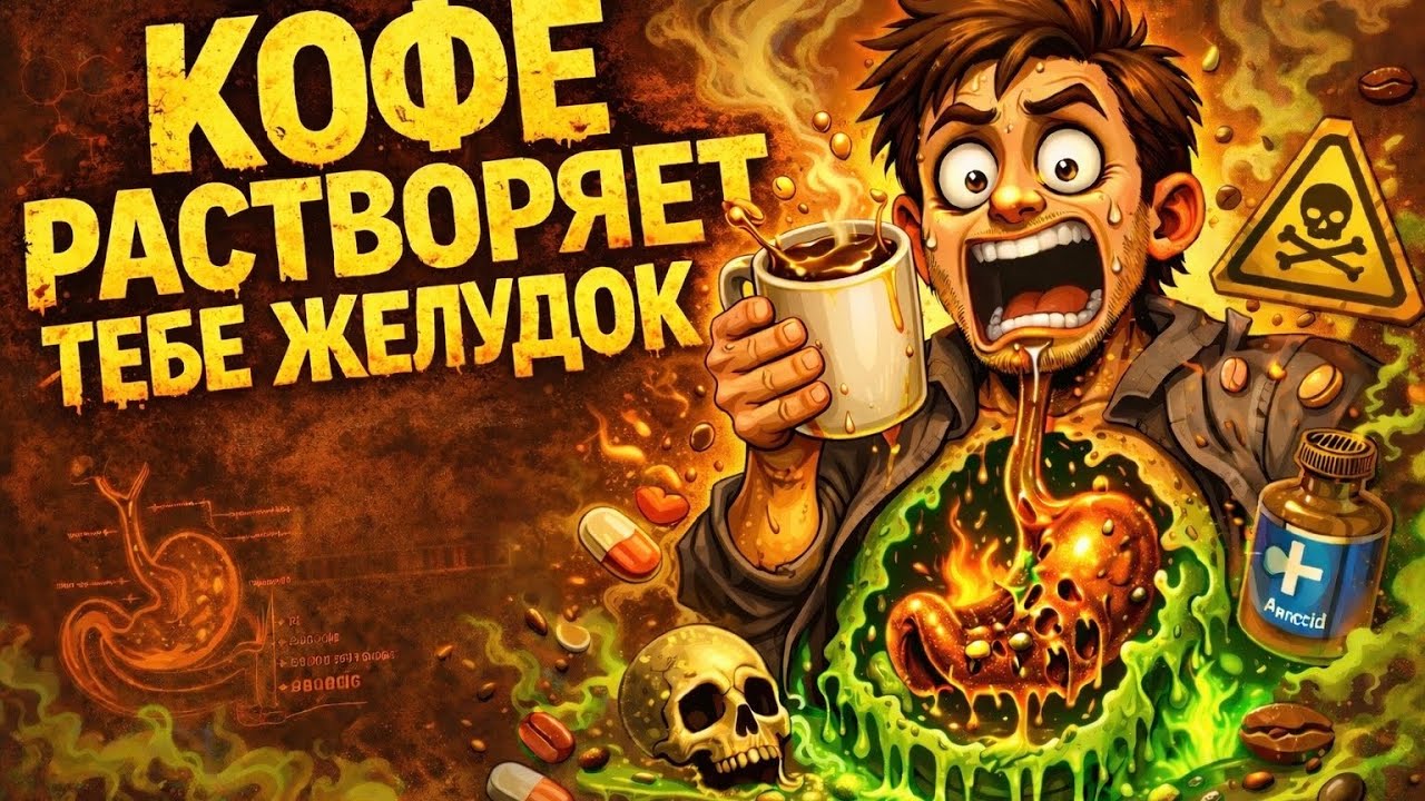 Правда ли, что кофе растворяет желудок?