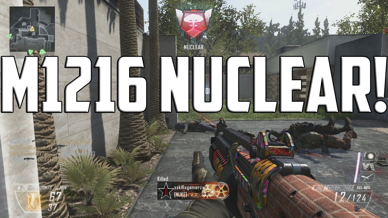BO2: M1216 SHOTGUN NUCLEAR! Black Ops 2 Shotgun Gameplay!