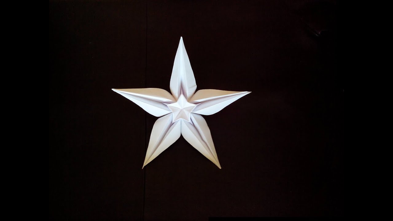 🌟Красивая звезда оригами, Beautiful origami star