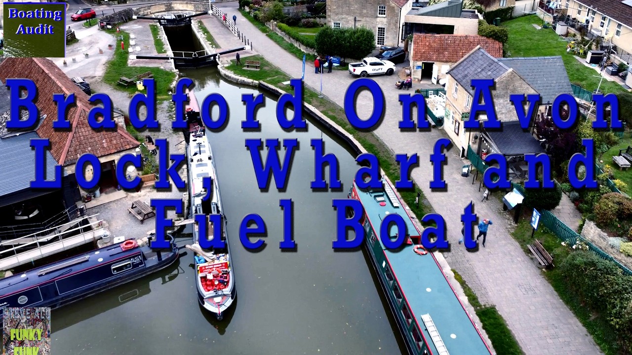 Boating Audit. Bradford On Avon Lock, Wharf and Fuel Boat. #wharf #lock