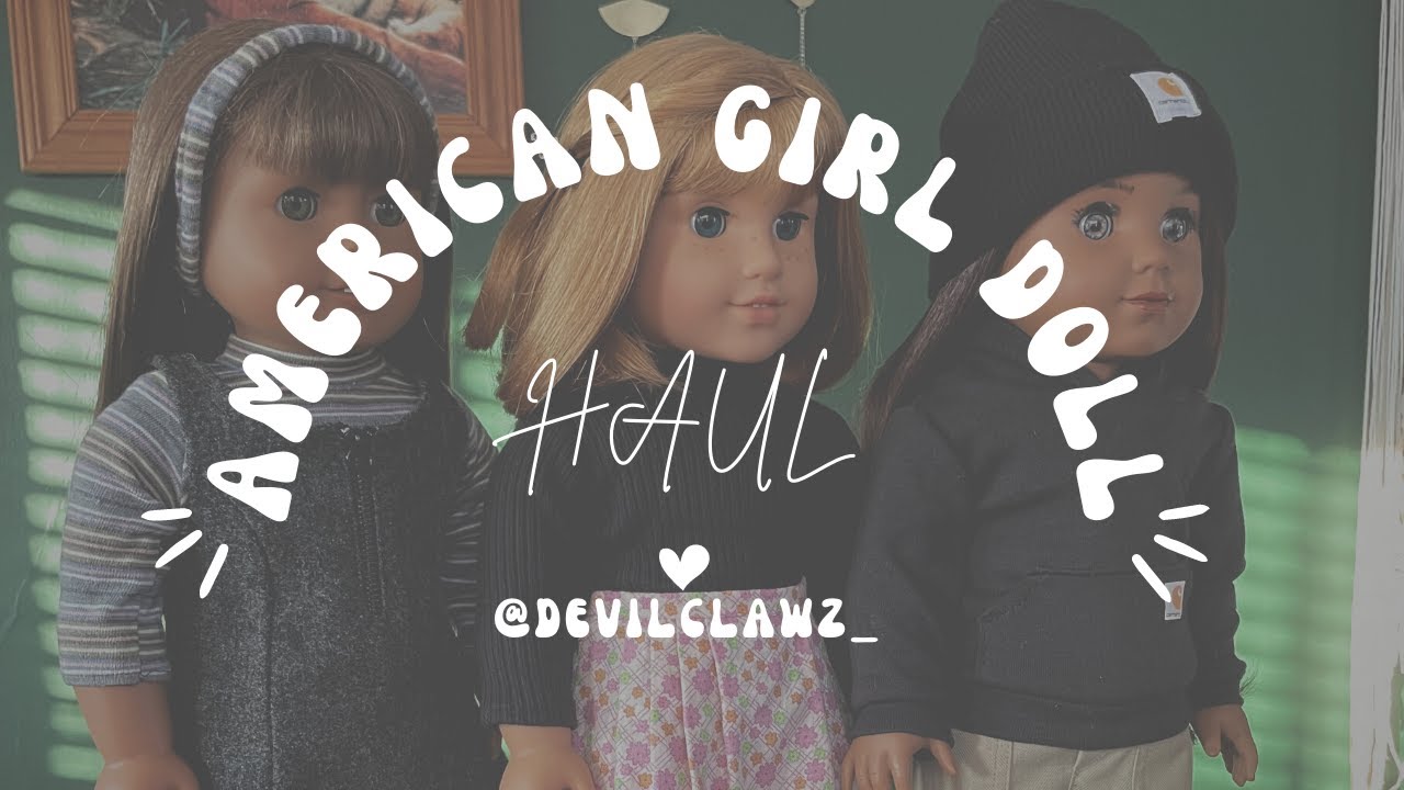 American Girl Doll HAUL // TWO DOLLS AND TONS OF CLOTHES