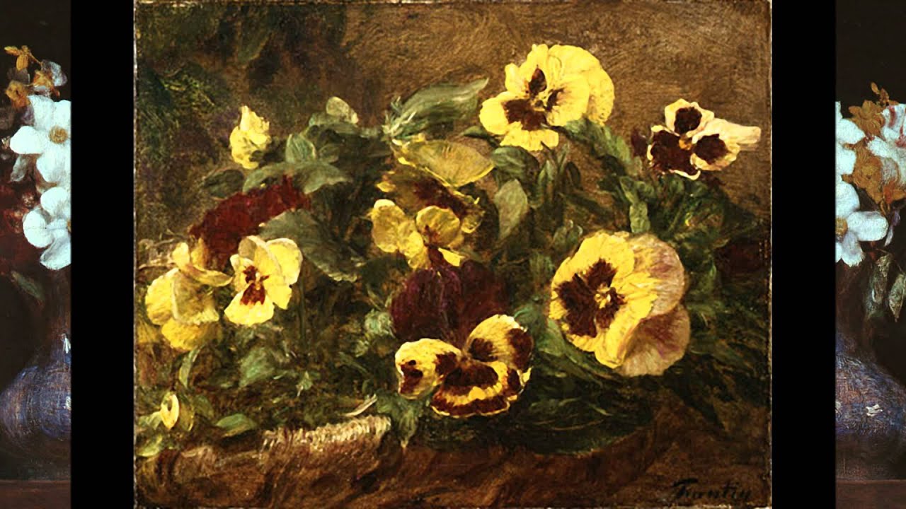 Flowers in Art-Henri Fantin-Latour-1836-1904