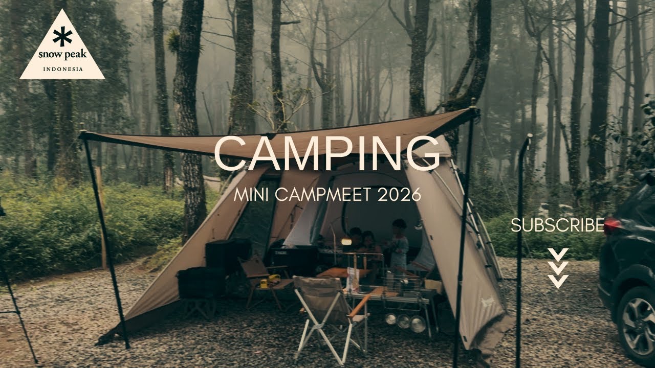 Just Relax..! Camping No Sound at Happy Hill Mini Campmeet Snow peak 2026 #camping #relaxing #fypシ