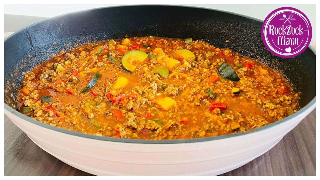 Paprika Hack Pfanne XXL    Thermomix® TM5/TM6