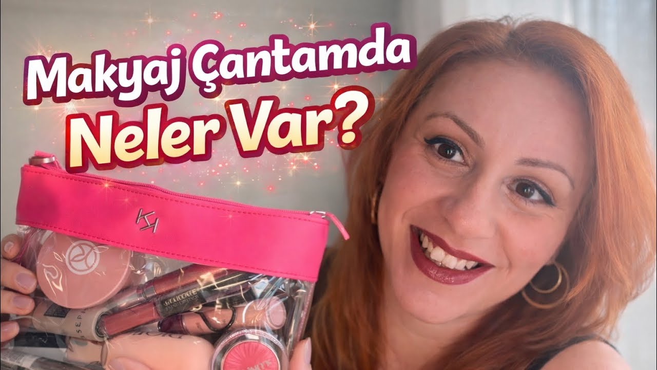 Makyaj çantamda neler var? Günlük makyajımda kullandığım ürünler #reklam markalar gözüktüğü için