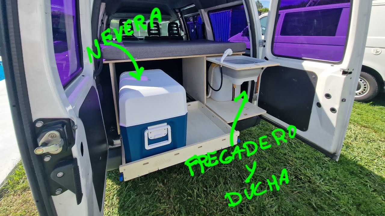 Kit camper Citroen Jumpy. Camperflex. Mueble furgo