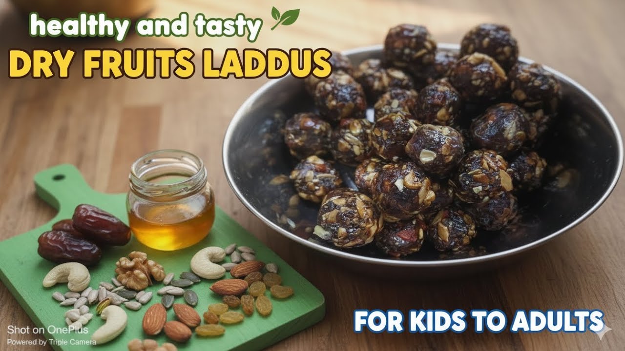 Sugar-Free Dates Laddu Recipe| healthy dates laddus|biotin laddoo 