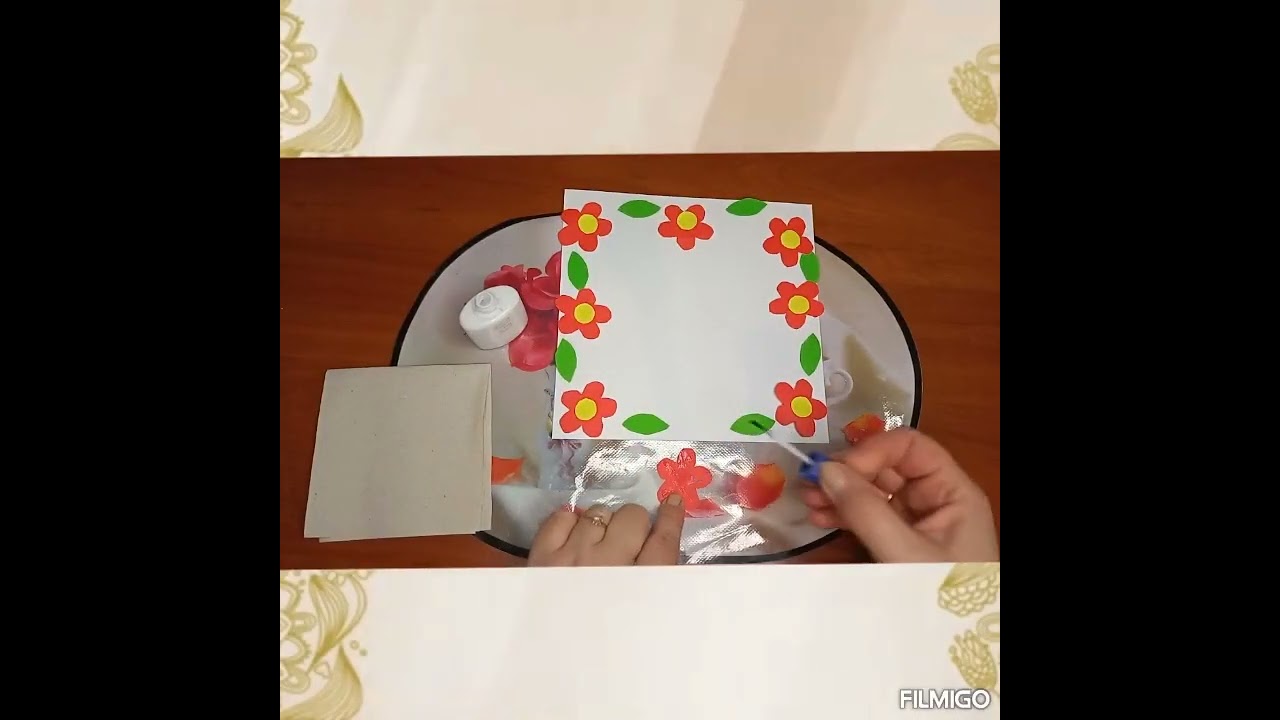 Аплікація ''Українська хустка''