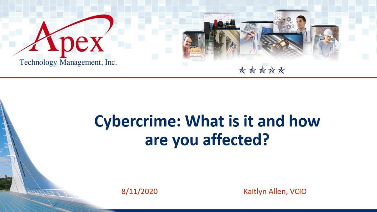 Cybercrime - What is it and how are you affected?