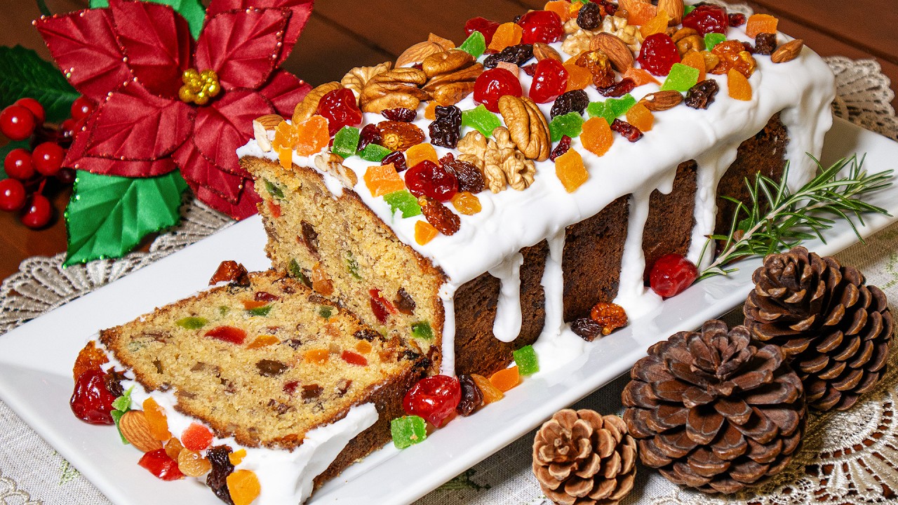 Bizcocho Navideño de Frutas | SUPER FÁCIL Y DELICIOSO | Sazón y Corazón