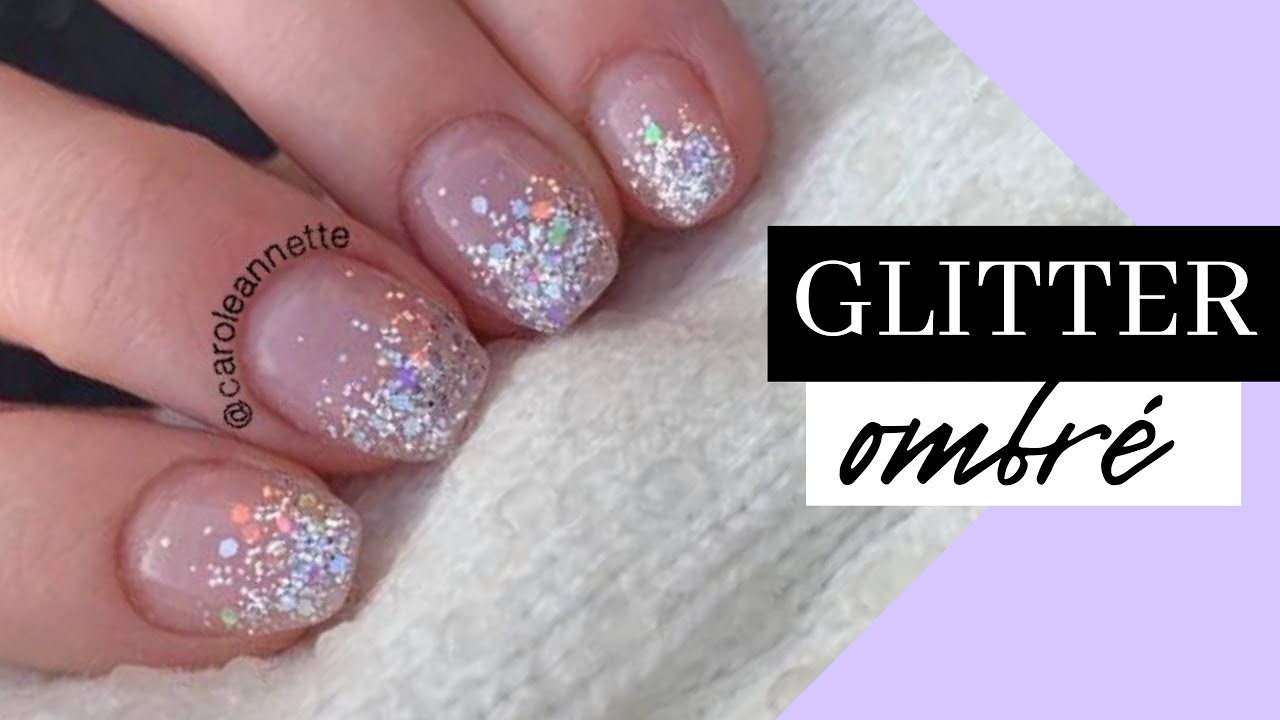 TUTORIAL | DIY Glitter Ombre Nails with Dip Powders