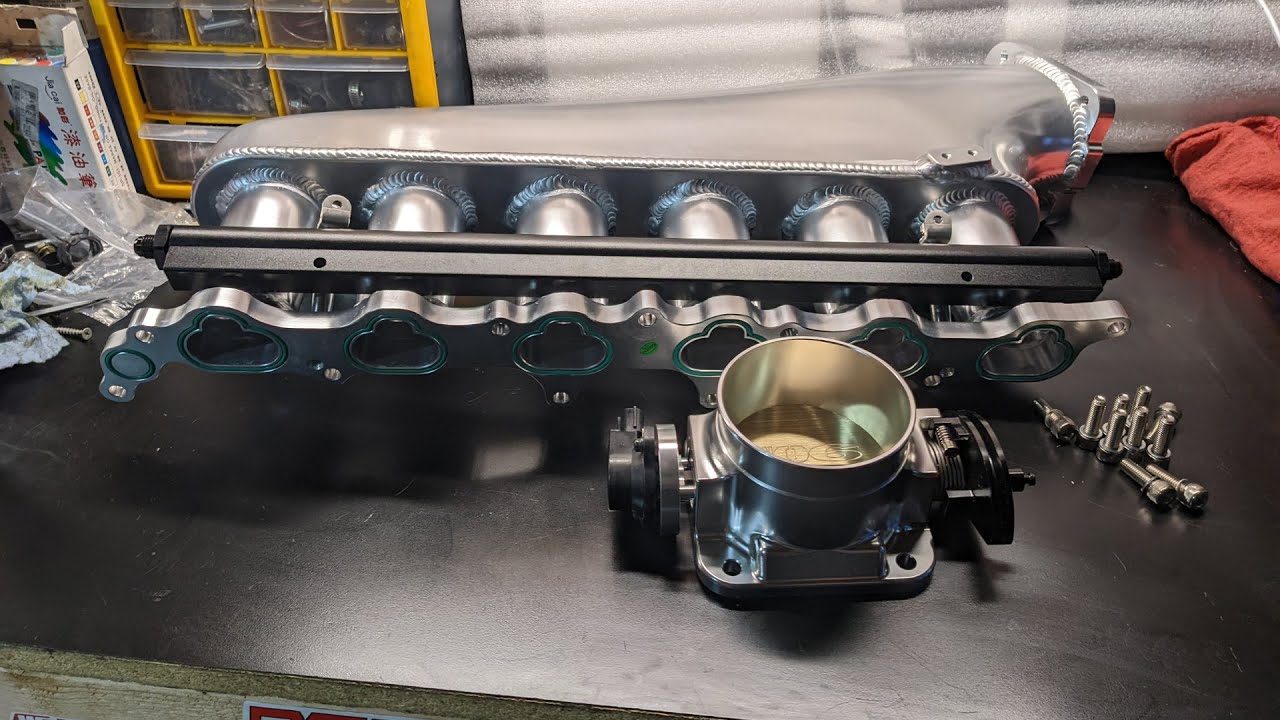 2JZ intake manifold from protunerZ. on episode 9 of the show