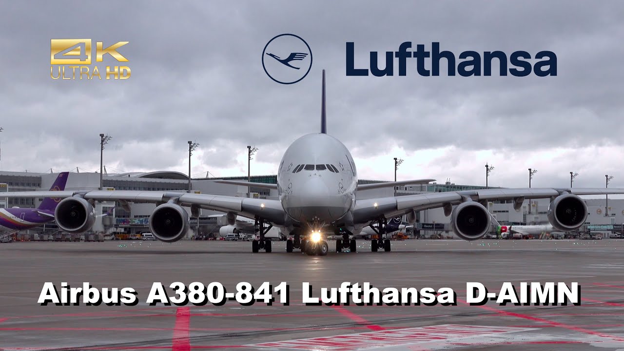 Airbus A380-841 from Lufthansa D-AIMN departure Munich Airport MUC EDDM #aviation #plane #aircraft