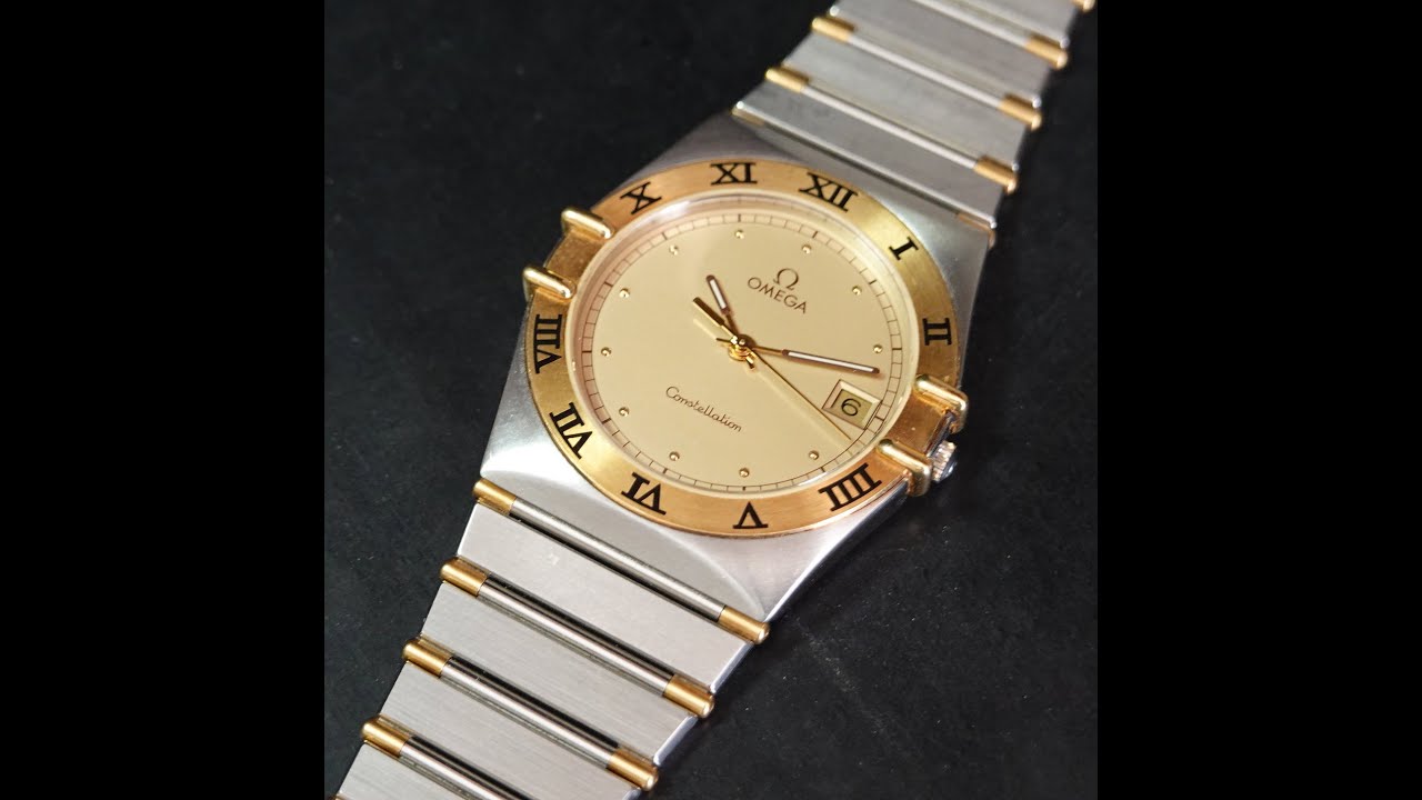 1989 Omega Constellation Manhattan men's vintage watch.  Model reference 396.1070
