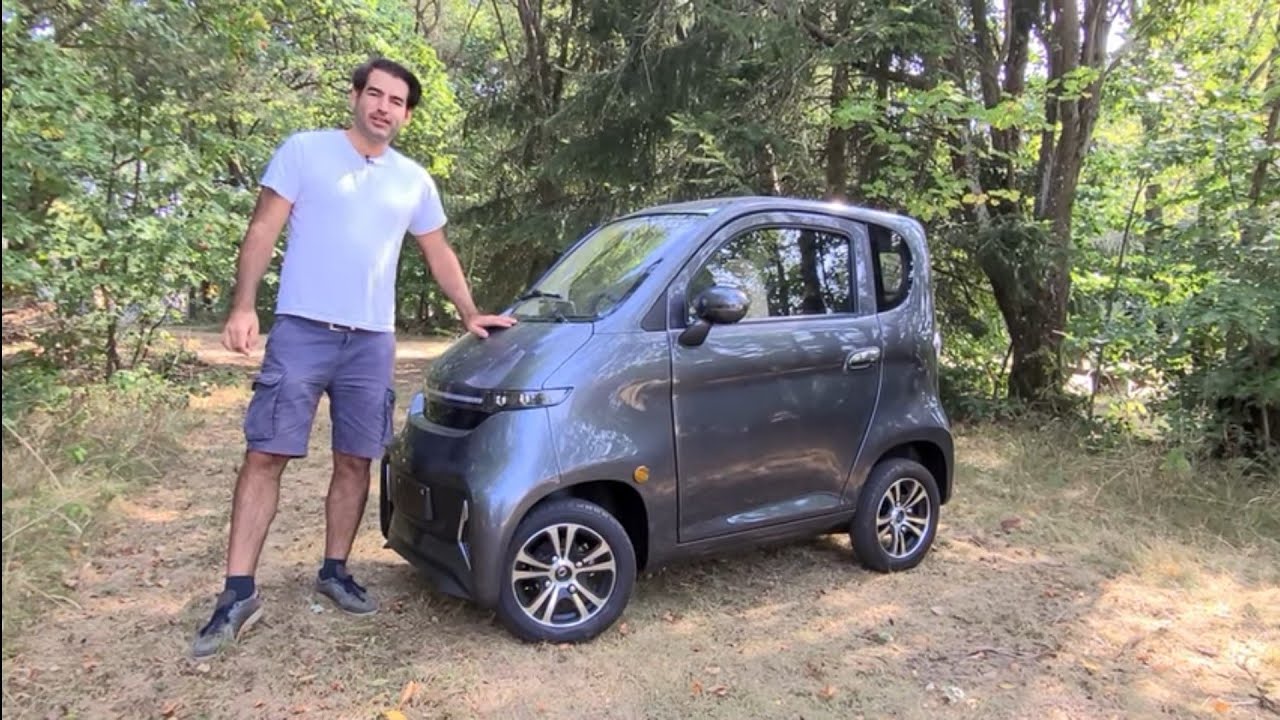 Mini E-Auto Futura Two Probefahrt Erkl&auml;rung Touch Display Elektro Kabinenroller Elektro-Auto E-Mobil