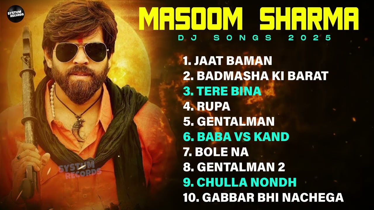 Masoom Sharma New Song | New Haryanvi Song 2025 | Masoom Sharma | Masoom Sharma Hit Songs Jukebox