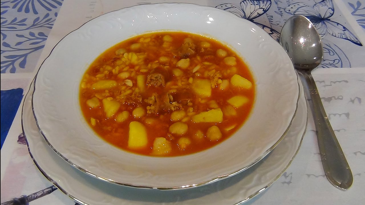 Potaje de invierno al azafr&aacute;n